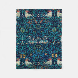Manta Polar Aves (Patrón Floral Vintage) (de William Morris)