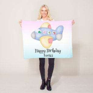 Manta Polar Avión de dinosaurio lindo Niños estudiantes fiesta