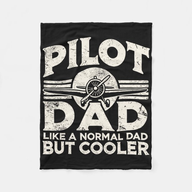 Manta Polar Avión de papá piloto (Anverso)