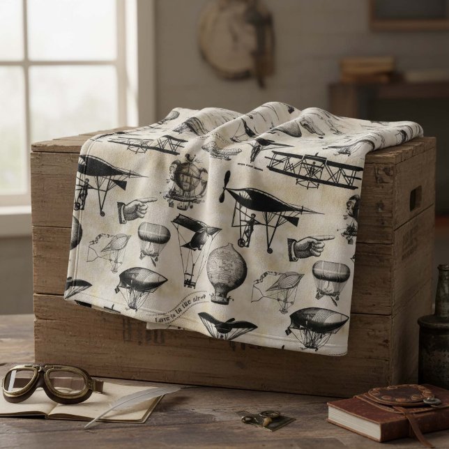 Manta Polar Avión Vintage ID913 (Subido por el creador)