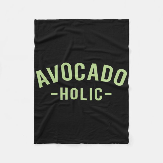 Manta Polar Avocado Shirts - Avocado-holic - Foodie T Shirts  (Anverso)