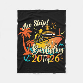 Manta Polar Aw Ship It's A Birthday Trip 2026 Retro Birthday C