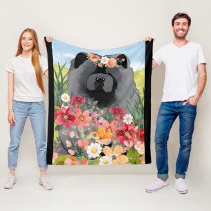 Manta Polar AWASH IN LIGHT Black - Blue Chow Dog