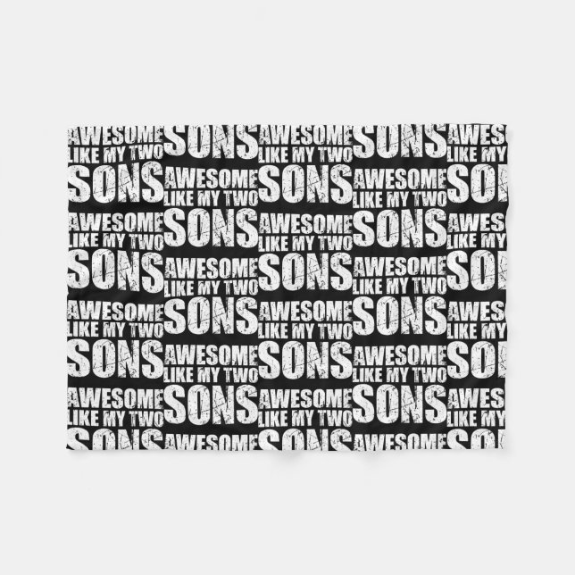 Manta Polar Awesome Like My Three Sons Mother's Day and (Frente (Horizontal))