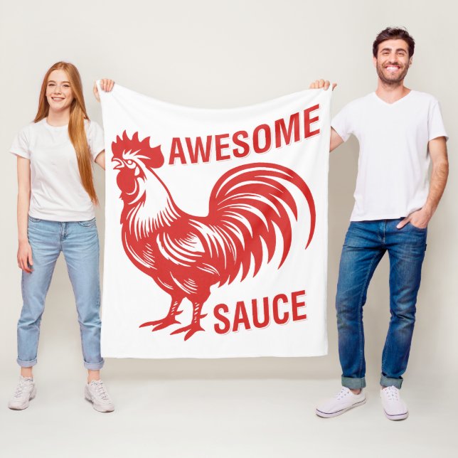 Manta Polar Awesome Sauce Rooster Funny (In situ)