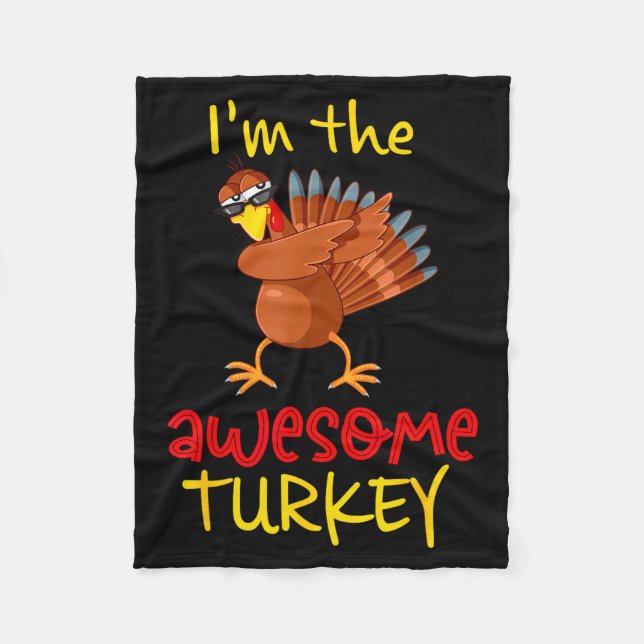 Manta Polar Awesome Turkey Matching Family Group Thanksgiving  (Anverso)