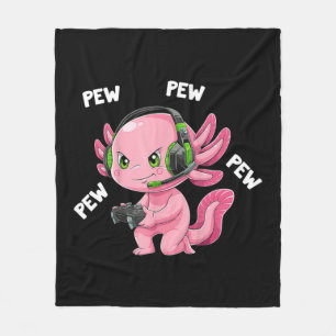 Manta Polar Axolotl Gaming Regalos Niños Chicas Anime Videojue
