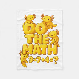 Manta Polar Axolotl Math Magic Blanket