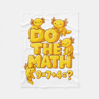 Manta Polar Axolotl Math Magic Blanket