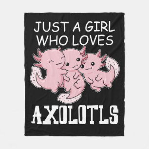Manta Polar Axolotl Niños Kawaii Axolotl Chicas de regalo Axo