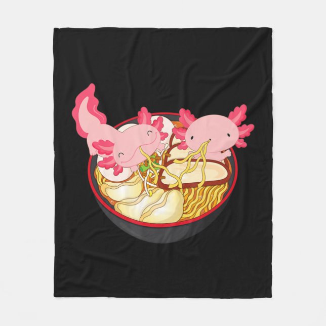 Manta Polar Axolotl Ramen Noodle Kawaii Japanese Anime Gift Te (Anverso)