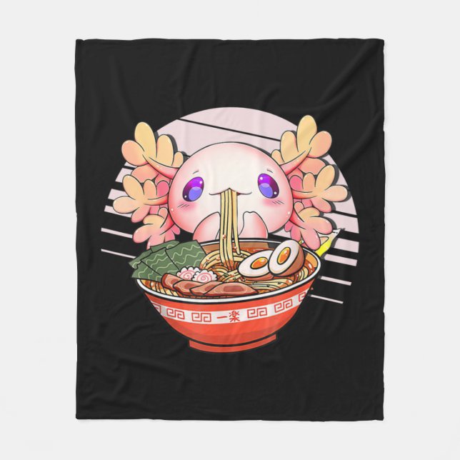 Manta Polar Axolotl Ramen Noodles Japoneses Kawaii Anime Otaku (Anverso)