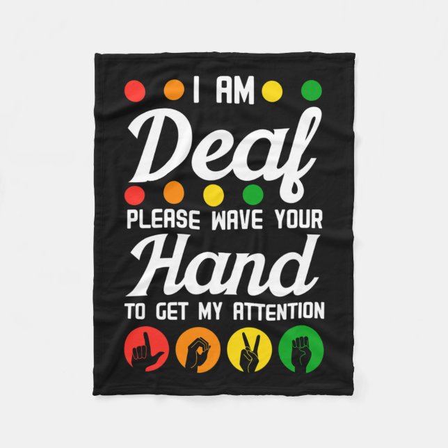 Manta Polar Ayuda para la toma de conciencia Implante Asl Onda (Anverso)