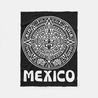 Manta Polar Aztec Calendar Futbol Mexico Soccer Fan Mexican Pr