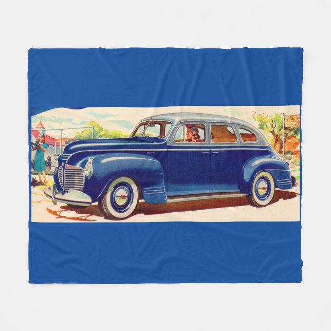 Manta Polar azul 1941 Plymouth (Frente (Horizontal))