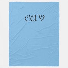 Manta Polar Azul de Cornflower