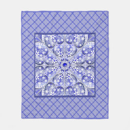 Manta Polar Azul de encaje cerámico de Grecia