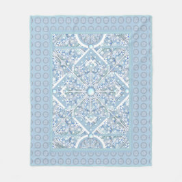 Manta Polar Azul de la luz de los lazos cerámicos