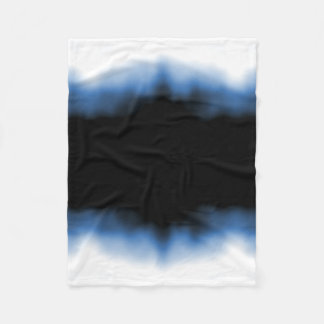 Manta Polar Azul de Ombre de la mancha de tinta