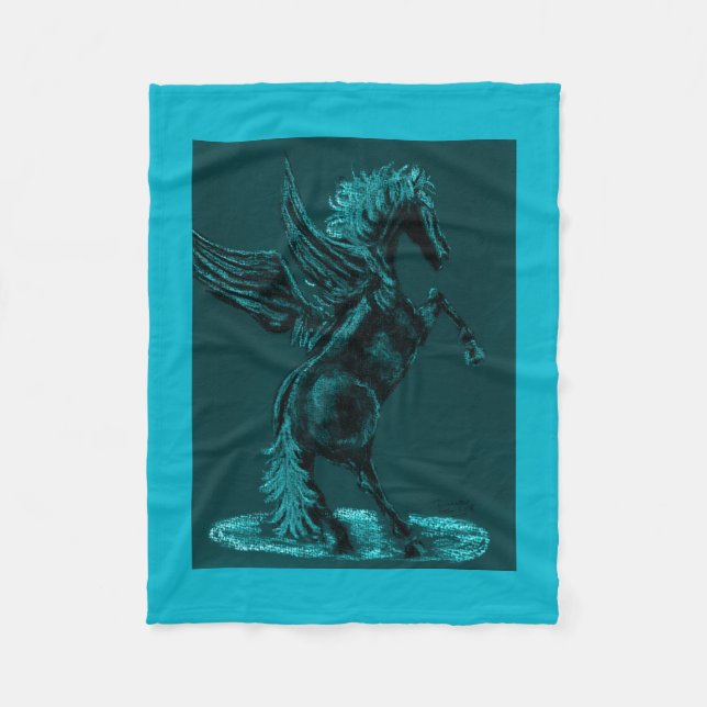 MANTA POLAR AZUL DE PEGASO (Anverso)