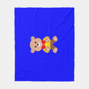 Manta Polar Azul del oso