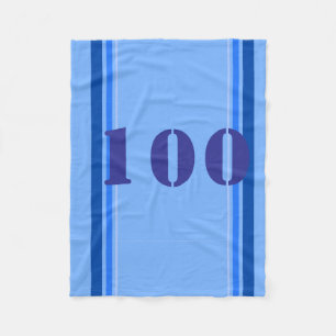 Manta Polar Azul deportivo