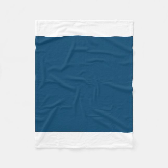 Manta Polar Azul índigo (Anverso)