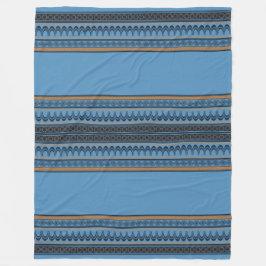 Manta Polar Azul minoico