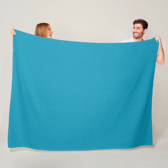 Manta Polar Azul-verde (color sólido) (In situ)