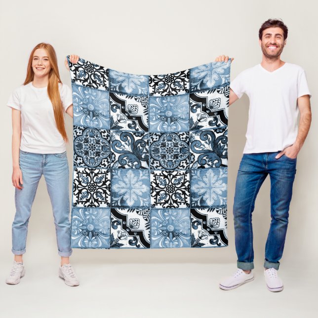 Manta Polar Azulejo de Océano (In situ)