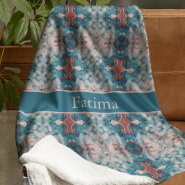 Manta Polar Azure Bloom, personalizado