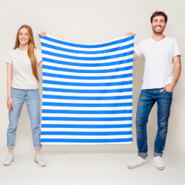 Manta Polar Azure Blue & White Stripes