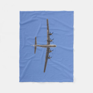 Manta Polar B-29 Bomber Fleece Blanket