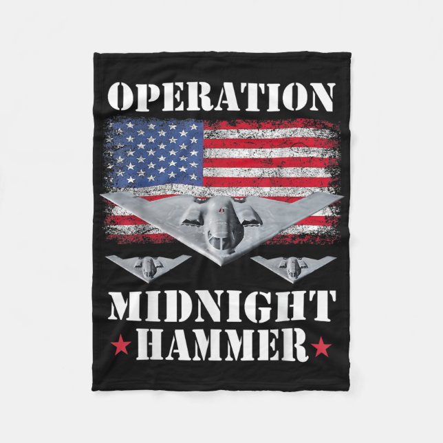 Manta Polar B-2 Stealth Jet Shirt Operation Midnight Hammer  (Anverso)