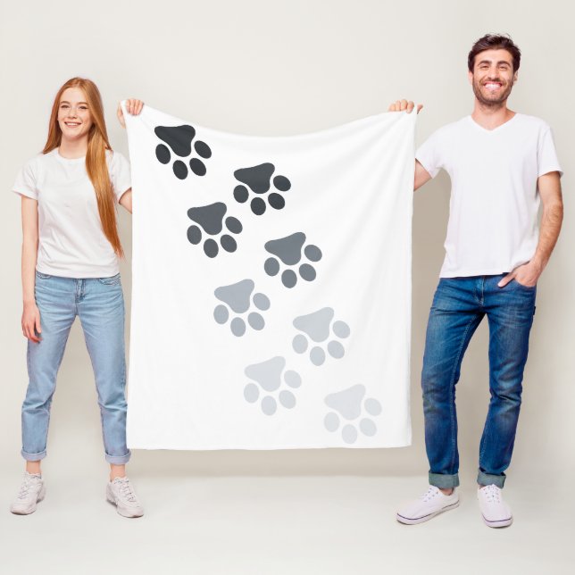 Manta Polar Baby Blanket - Impresión de pies (In situ)