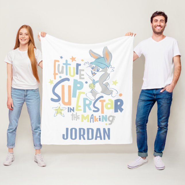 Manta Polar Baby BUGS BUNNY™ Future Superstar En Entrenamiento (In situ)