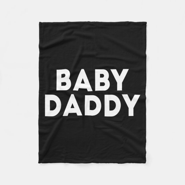 Manta Polar Baby Daddy Funny New &amp; Expecting Dads Father's (Anverso)