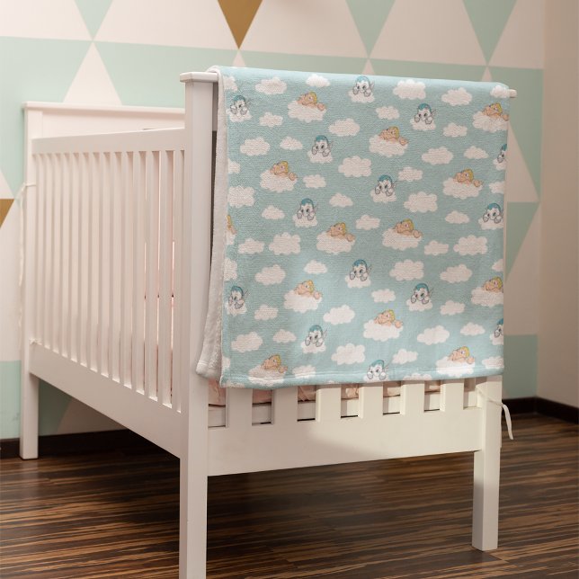 Manta Polar Baby Hercules and Pegasus Cloud Pattern Fleece Bla (Blanket over crib)