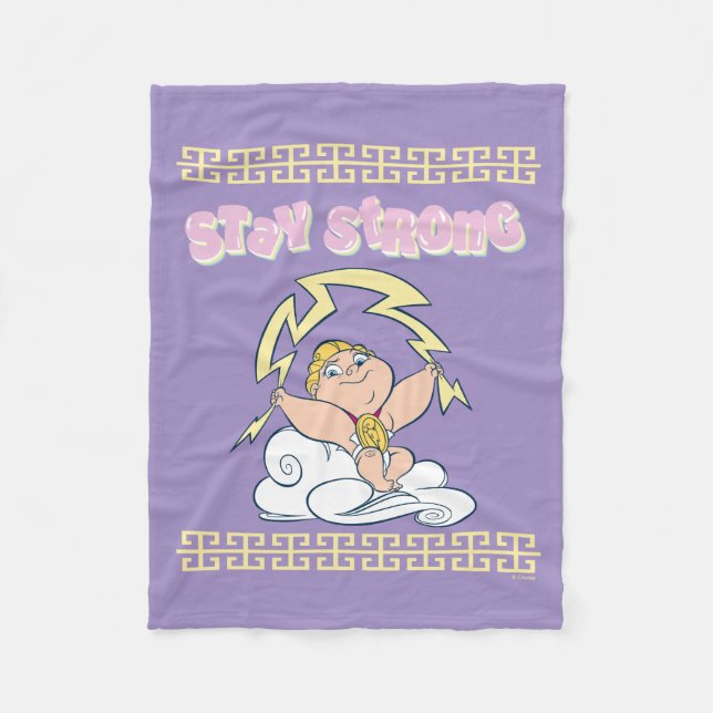 Manta Polar Baby Hercules - Stay Strong Fleece Blanket (Anverso)