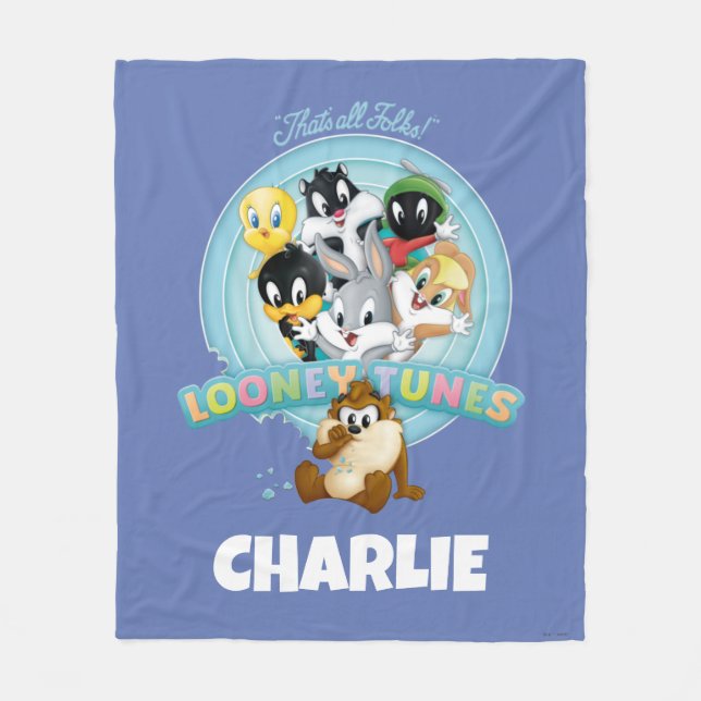 Manta Polar Baby LOONEY TUNES™ Logo | That's All Folks (Anverso)