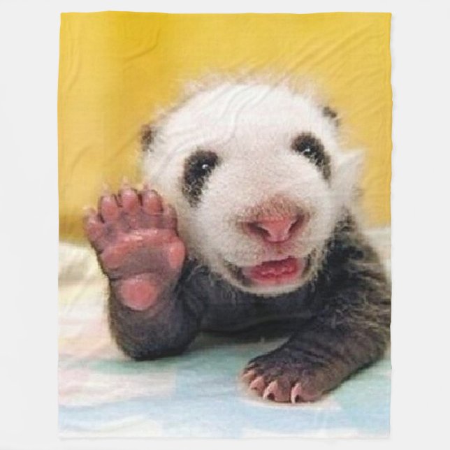 MANTA POLAR BABY PANDA (Anverso)