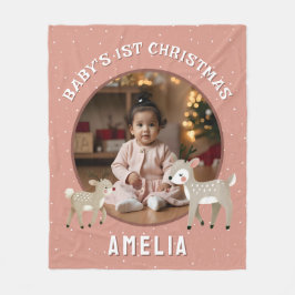 Manta Polar Baby’s 1st Christmas Reindeer Keepsake Photo