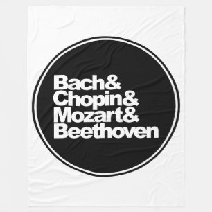 Manta Polar Bach y Chopin y Mozart y Beethoven