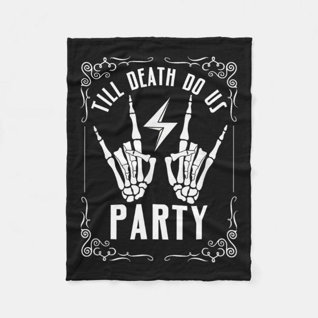 Manta Polar Bachillerato de Halloween hasta la muerte nos hace (Anverso)