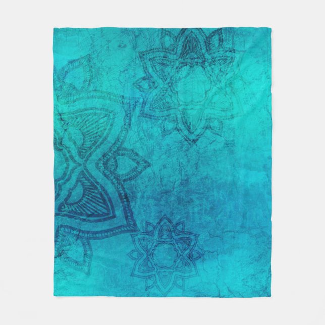 Manta Polar Background mandala grunge texture (Anverso)