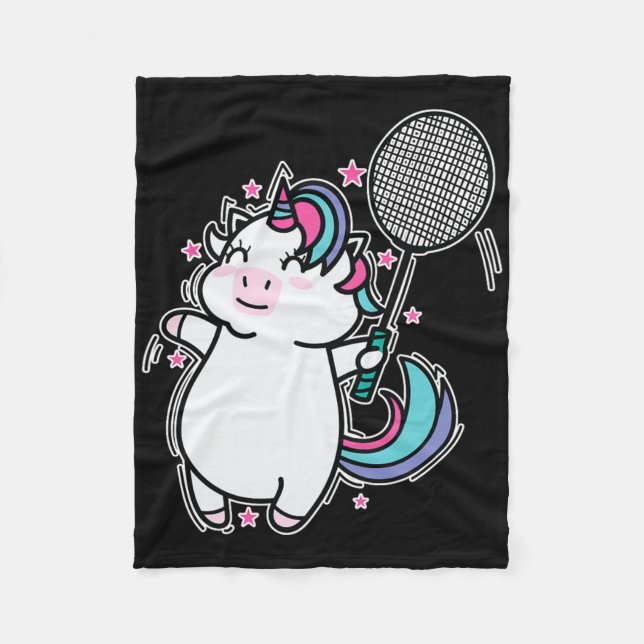 Manta Polar Badminton de Unicorn (Anverso)
