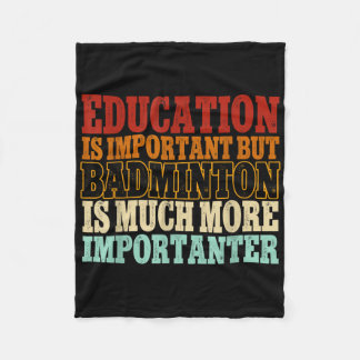 Manta Polar Badminton es mucho más importante que el transbord