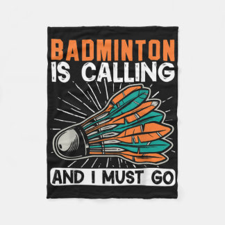 Manta Polar Badminton Está Llamando Y Debo Ir De Transporte