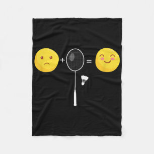 Manta Polar Badminton Love Happy Team Player Coach Funny Shutt