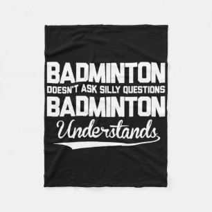 Manta Polar Badminton no hace preguntas tontas a Badminton Un